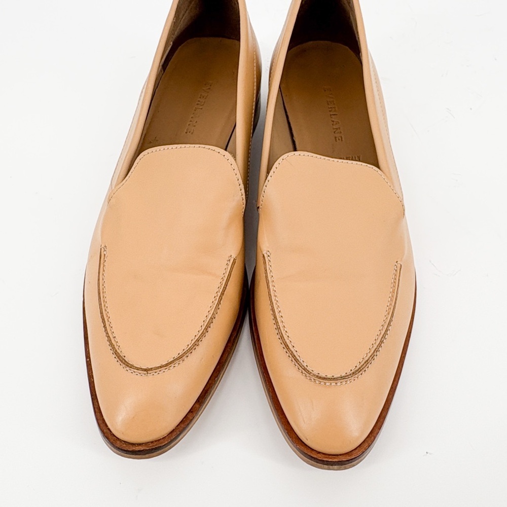 Everlane Womens Tan Yellow Modern Loafer Leather Italian Size 9 1/2 - Picture 3 of 13